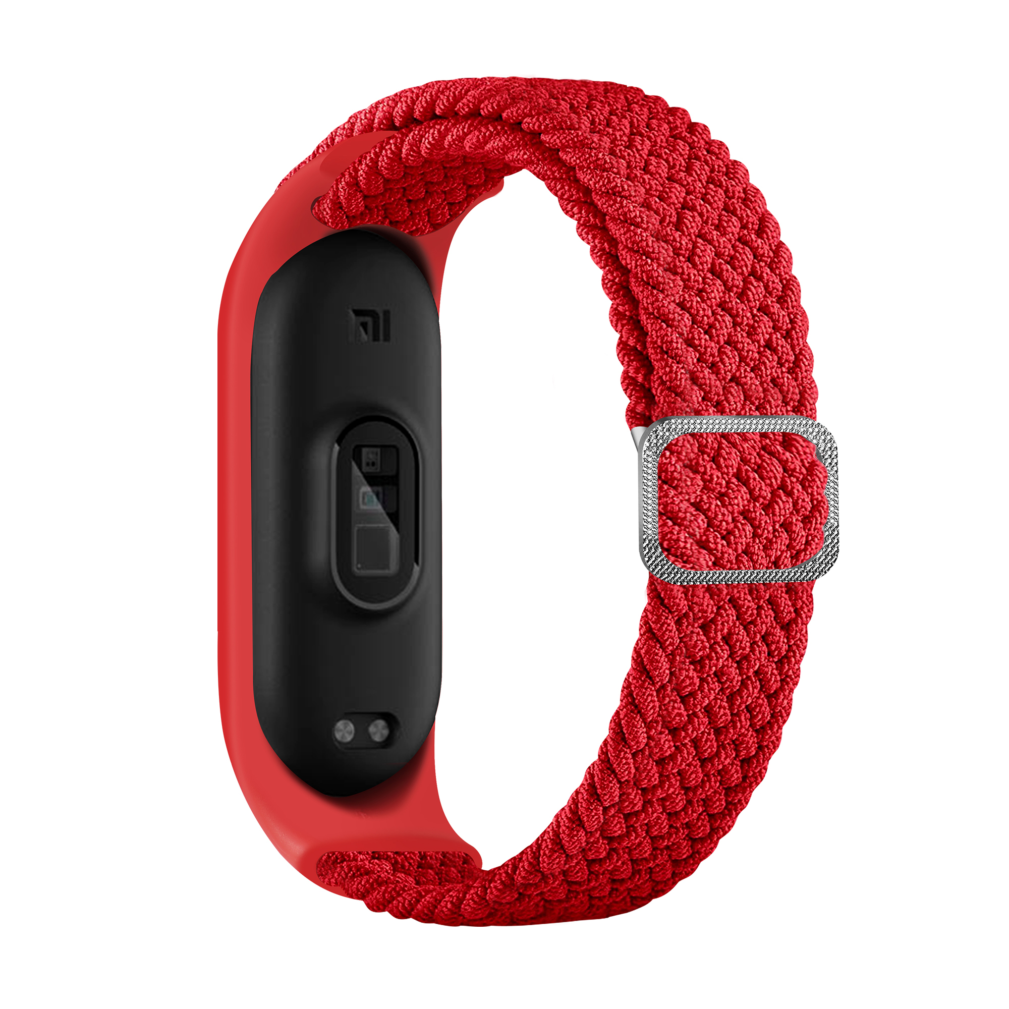 Ersatzarmband, INF für Band Band Nylon Rot 3/4/5/6/7/NFC, Uhrenarmband Mi Xiaomi 3/4/5/6/7/NFC, Mi Xiaomi,