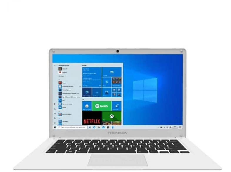 THOMSON  N14WH64CVA , Notebook mit 14,1 Intel® RAM, GB Prozessor, Zoll SSD, GB Celeron® 4 64 Display, Weiß