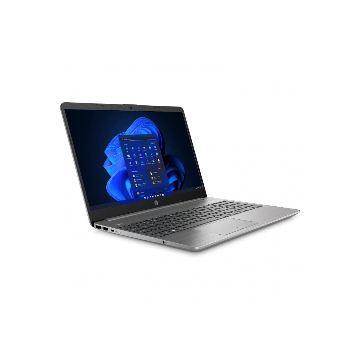 HP 27K43EAABF, Notebook 256 Silber AMD, 8 15,6 Zoll GB SSD, GB mit RAM, Display