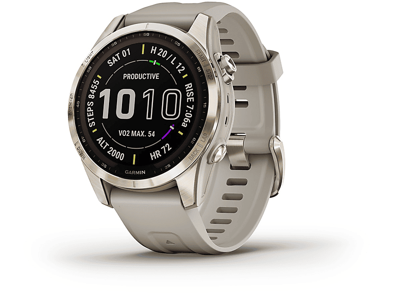 GARMIN 010-02539-21 Smartwatch Metall, Polymer, Titan Silikon, Beige