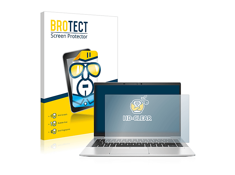 BROTECT Antireflecterende Beschermfolie voor HP Chromebook x360 14 G1 Anti-Glare Screen Protector, Mat, Ontspiegelend