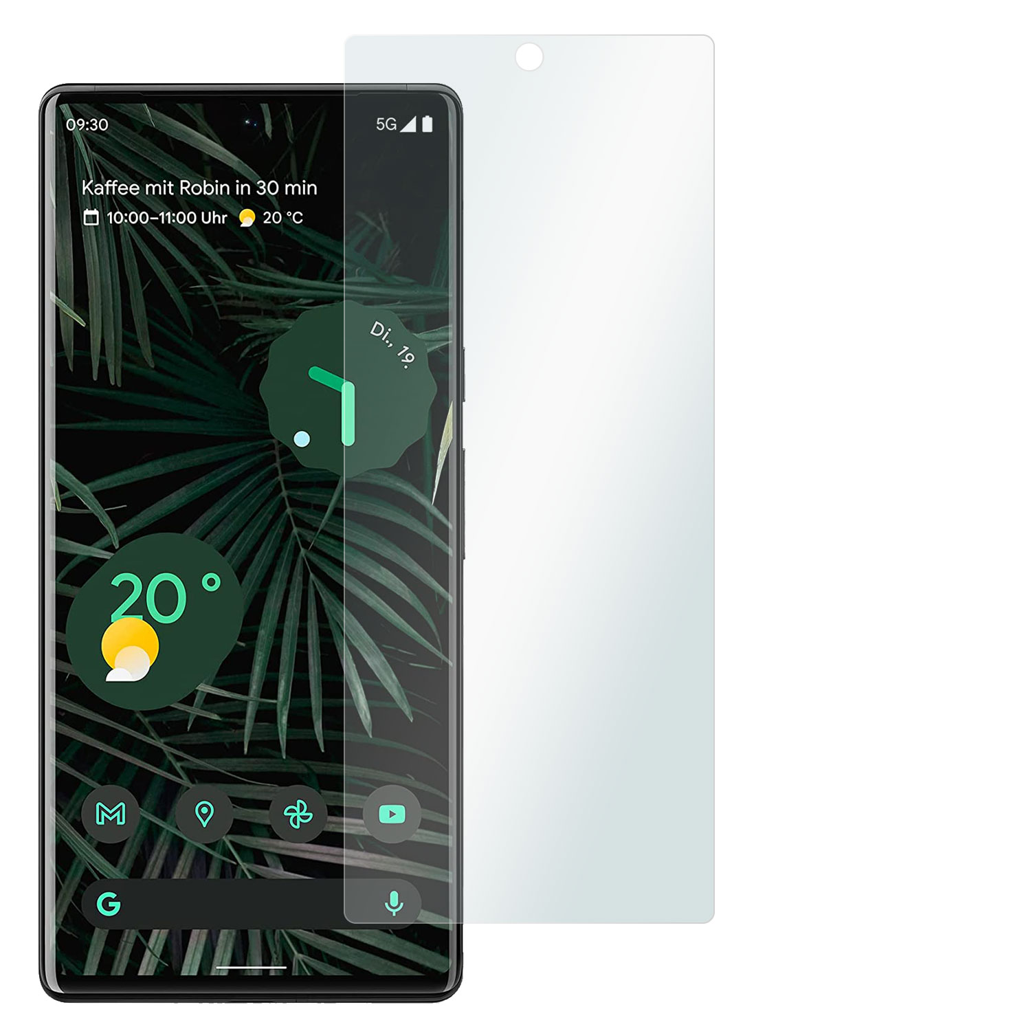 Displayschutz(für Pro) x Google Clear 4 6 Pixel Google Crystal SLABO