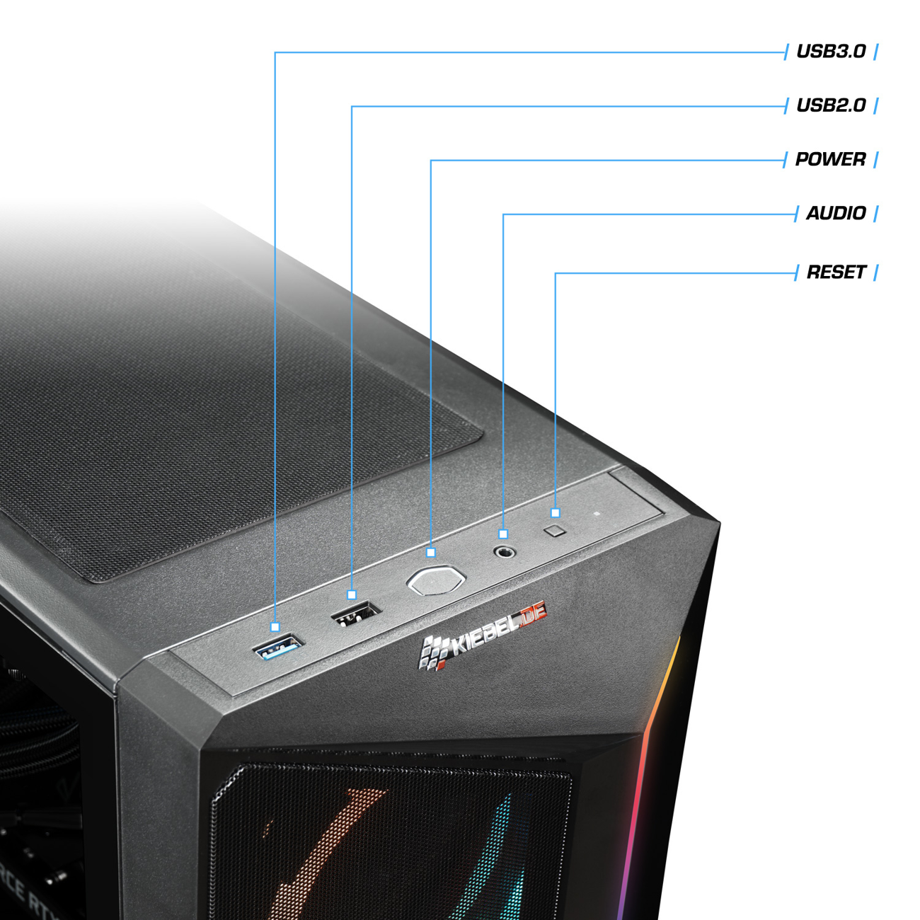 SSD, mit 4060, AMD GB Gaming RTX™ KIEBEL 5 GeForce GB Prozessor, 16 ohne AMD RAM, 8 1 5 TB Cobra Ryzen™ PC 5500, Betriebssystem, Ryzen NVIDIA IV