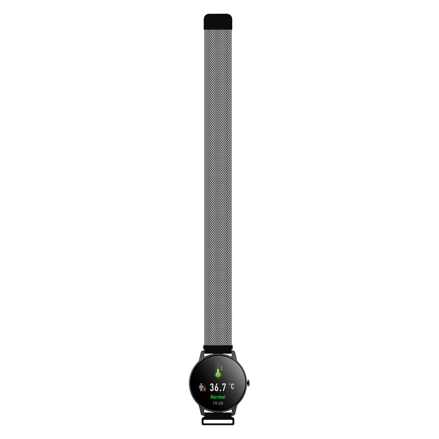 Silikon, FOREVER Smartwatch ForeVive Schwarz Slim SB-325 2