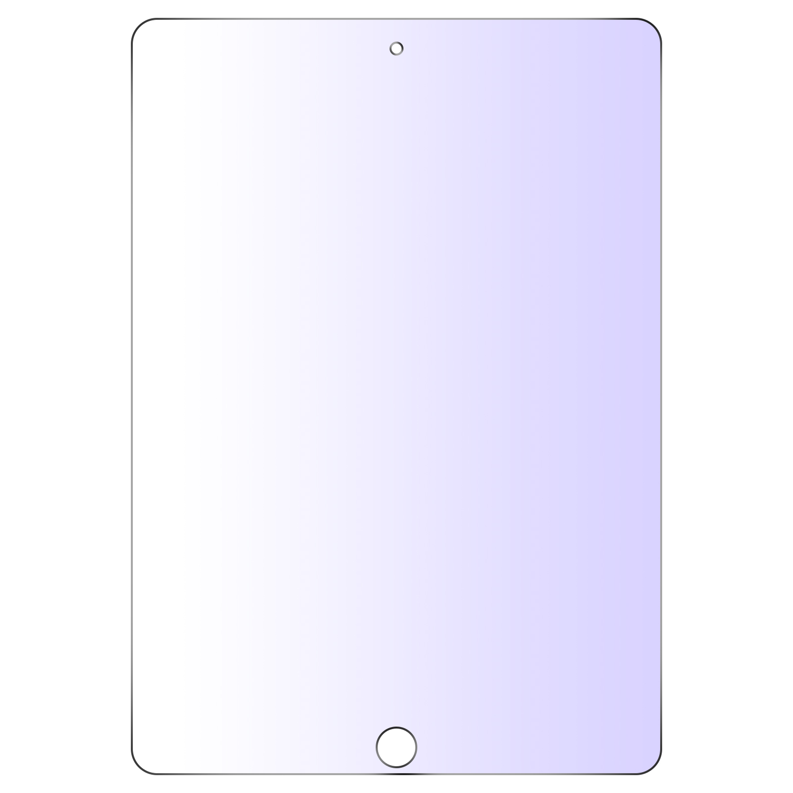 Gehärtetes mit Glas-Folien(für Glas AVIZAR Entspiegelung Apple Schutzfolie 6) Apple iPad