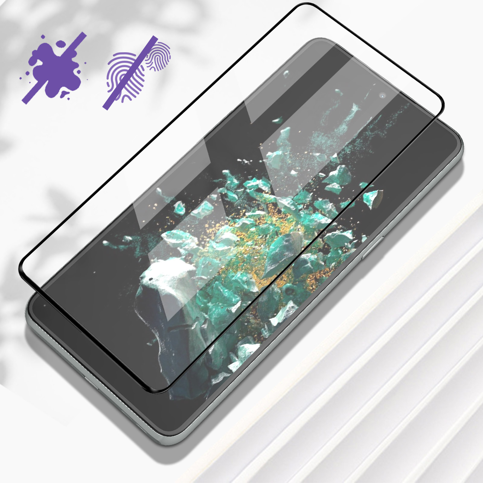 AVIZAR aus gehärtetem Glas Glas-Folien(für Oneplus 10T) OnePlus