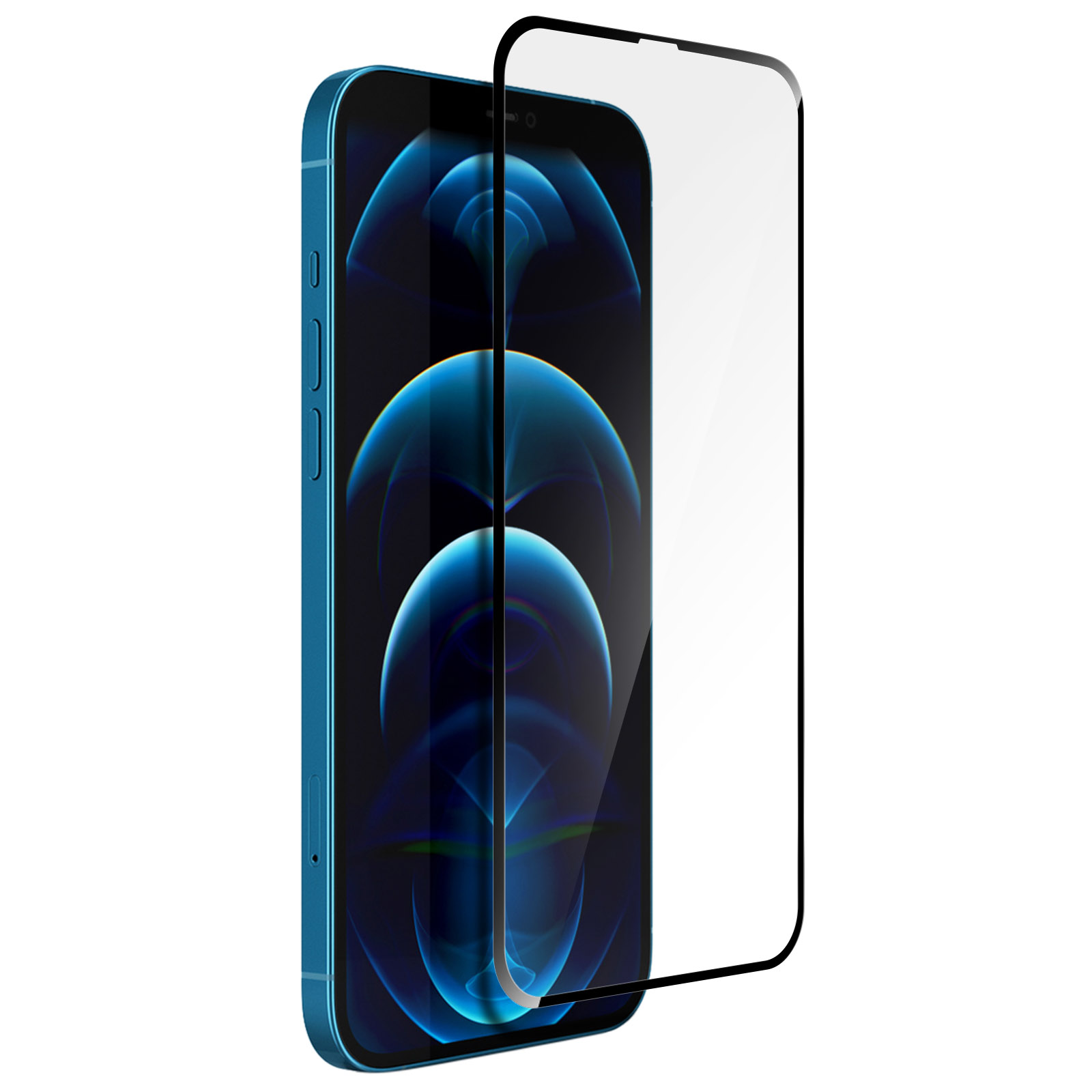 ölabweisender Beschichtung, Flexibles Glas 12 Apple Schwarz Schutzfolien(für Max) AVIZAR Schutzfolie iPhone Rand Pro mit