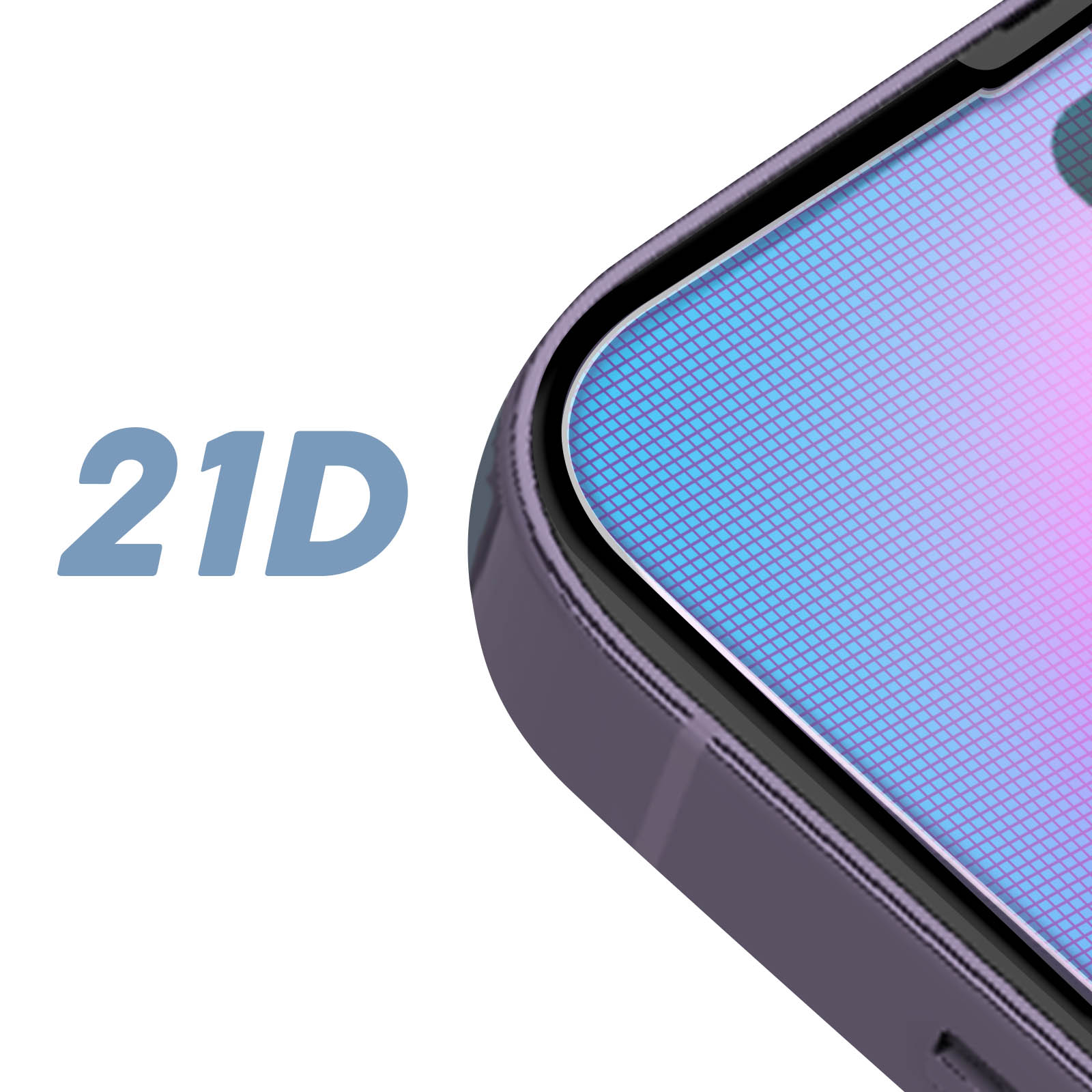 iPhone gehärtete AVIZAR Bildschirmfolie 21D Pro) Apple 14 Glas-Folien(für