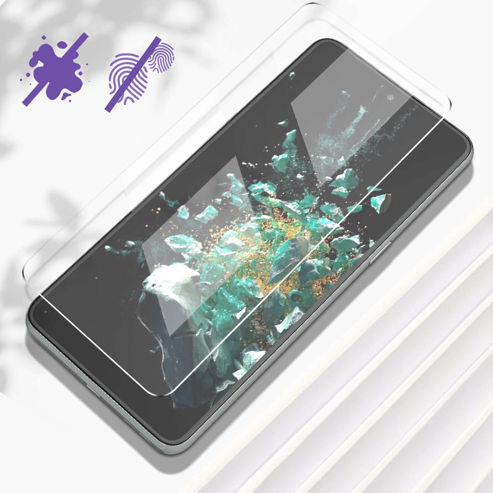 Glas-Folien(für AVIZAR 10T) Oneplus 9H Härtegrad OnePlus