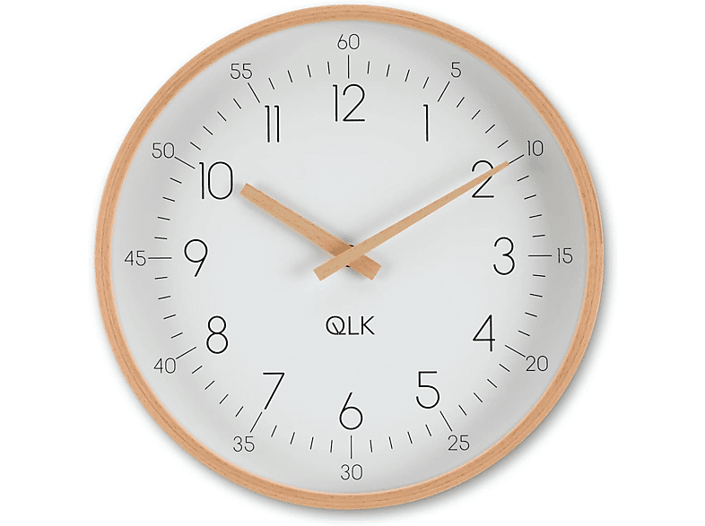 mit Uhr Holzrahmen Wanduhr COFI Design Moderne 31cm