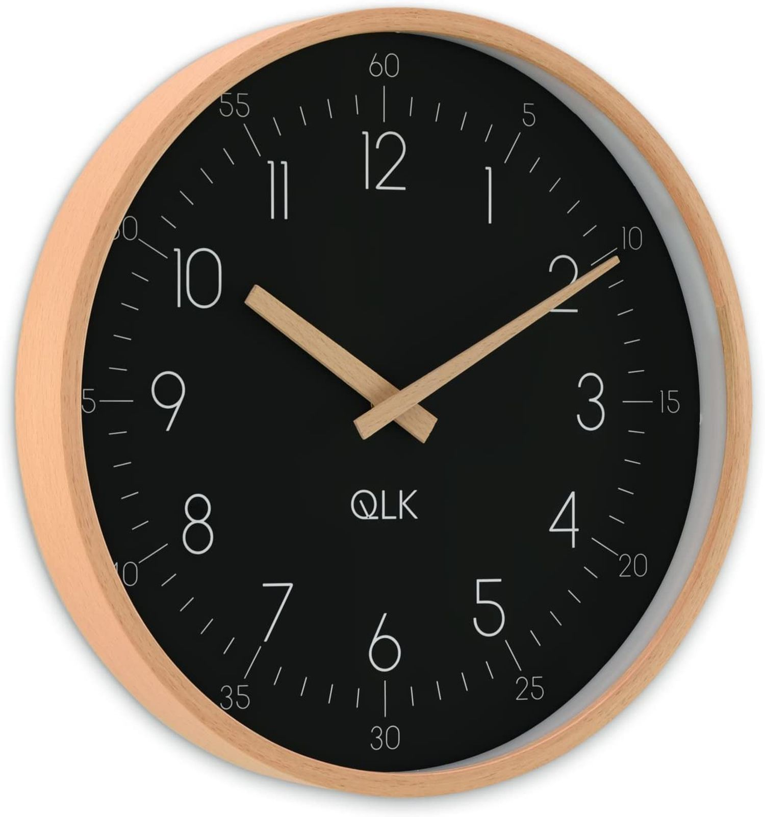 Wanduhr Uhr Holzrahmen 31cm Moderne COFI Design mit