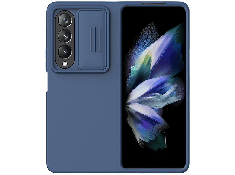 Hülle, Blau CamShield Case Galaxy Z NILLKIN Fold Samsung, 4 5G, Backcover,