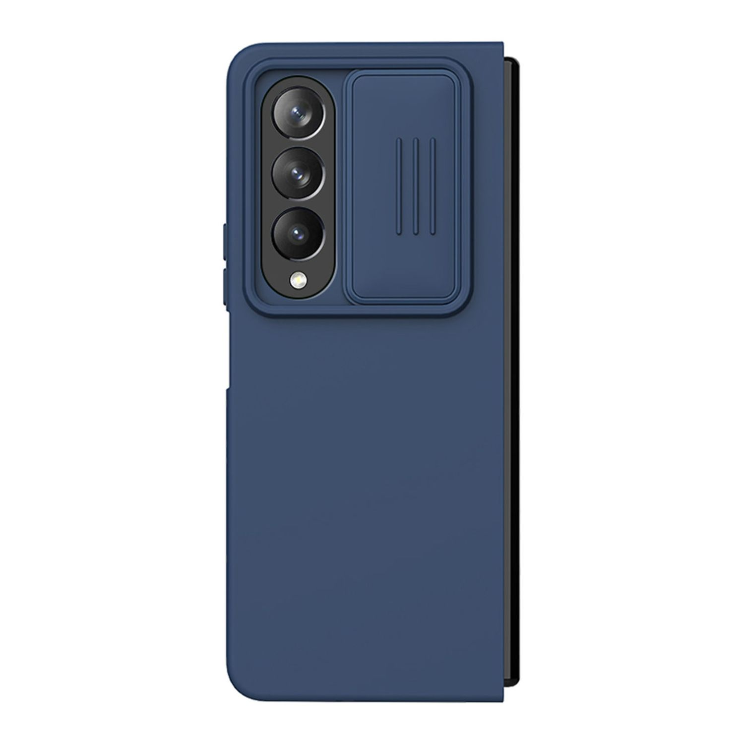 Fold CamShield Blau Hülle, Case Galaxy 5G, 4 Backcover, NILLKIN Samsung, Z