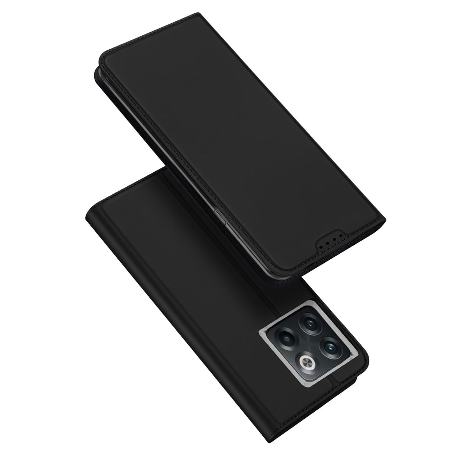 10T, Bookcover, OnePlus, Schwarz Buch DUX Tasche, DUCIS