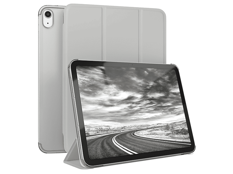EAZY CASE Kunstleder, Case für Smart Bookcover Hellgrau Apple iPad (2022) Tablethülle 10. 10,9\