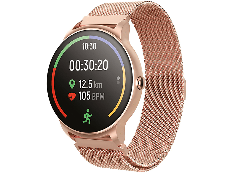 Rosa Silikon, Forevive 2 Smartwatch FOREVER