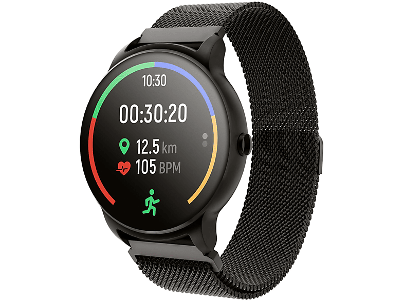 FOREVER Forevive 2 Smartwatch Silikon, Schwarz