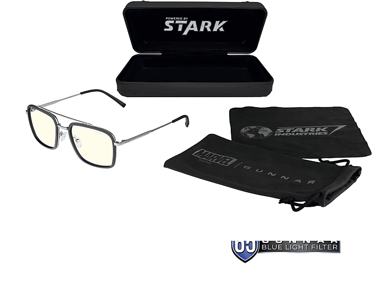 GUNNAR Stark Industries Edition, Clear Tint, Gaming Brille