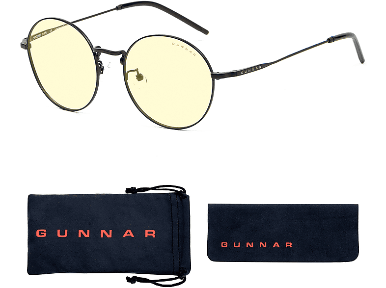 GUNNAR Gunnar Optiks ELLIPSE | Oval - Klassisch - Schwarz - Edelstahl ...