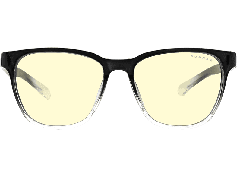 GUNNAR Berkeley, Onyx/Fade Amber Gaming Brille Blaulichtfilter, UV-Schutz, Premium, Rahmen, Tönung