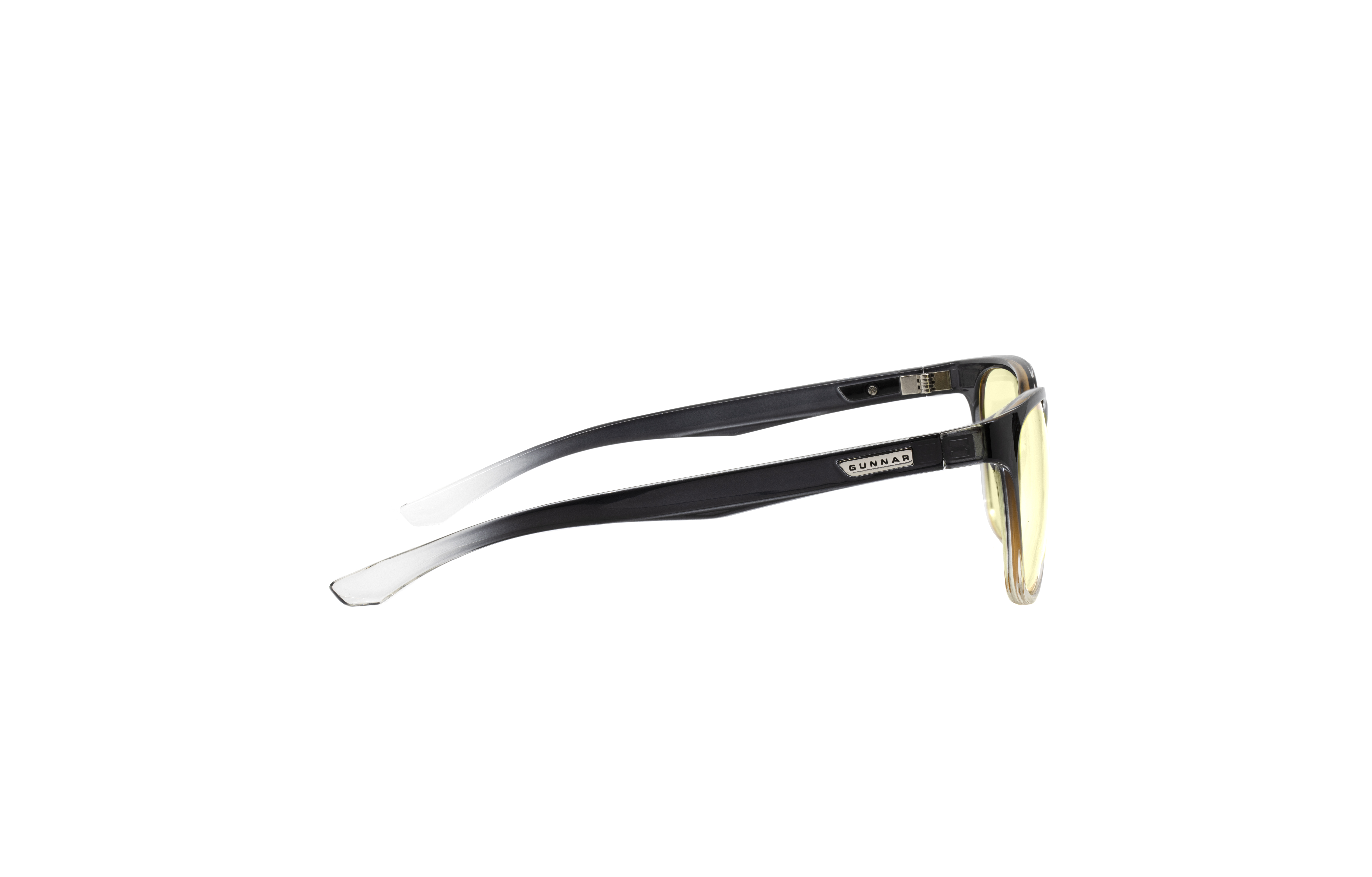 GUNNAR Berkeley, Onyx/Fade Amber Gaming Brille Blaulichtfilter, UV-Schutz, Premium, Rahmen, Tönung