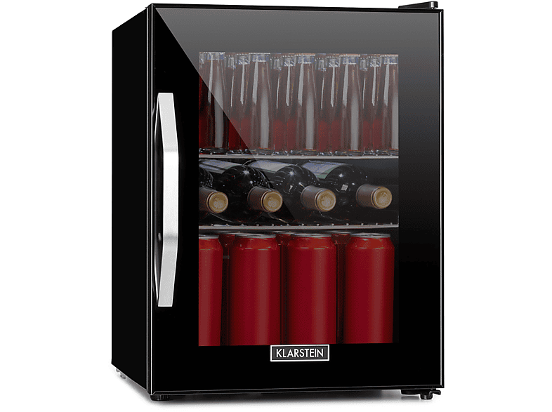 KLARSTEIN Beersafe M Mini-Kühlschrank (EEK C, Onyx) | Mini Kühlschrank
