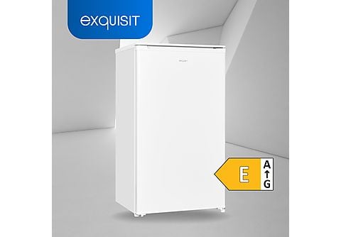 EXQUISIT KS116-0-041E weiss Kühlschrank (E, 850 mm hoch, Weiß) | MediaMarkt