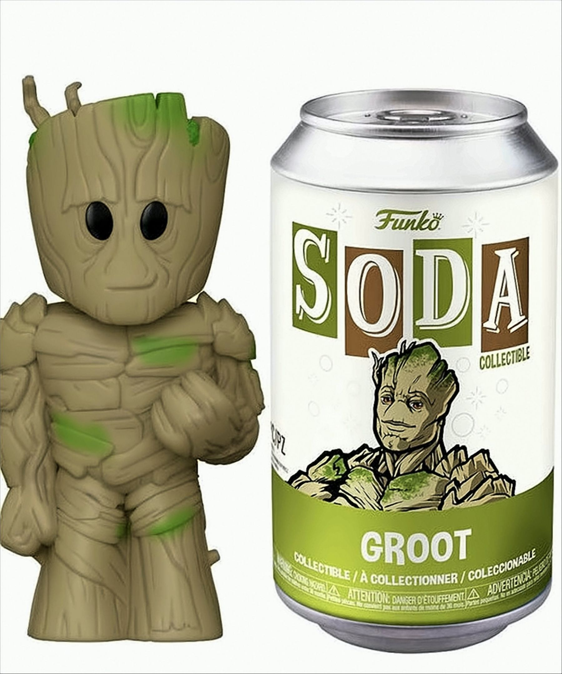 the Galaxy Groot Guardians Vinyl - Vol.3 of Soda