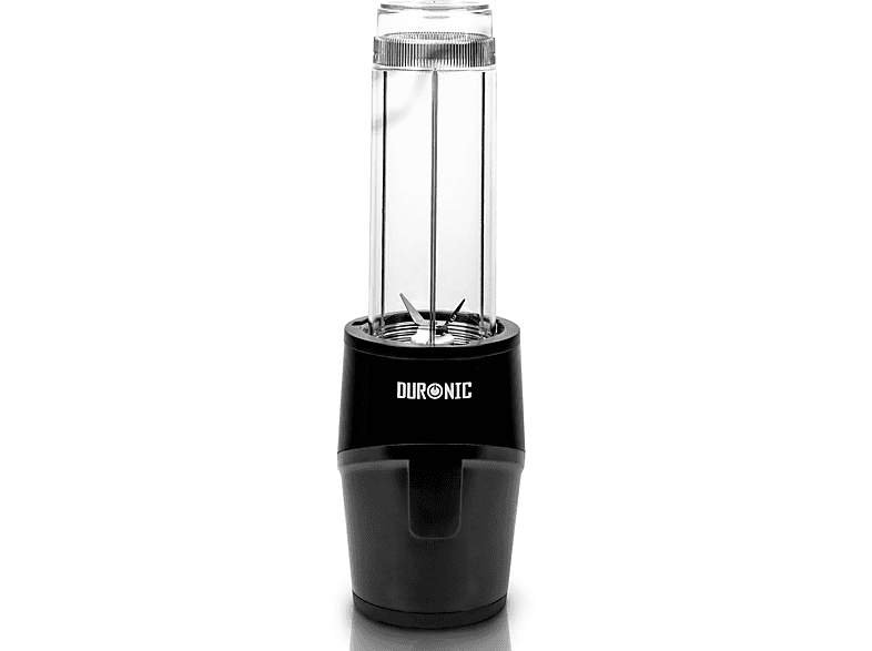 DURONIC BL510 Mixer - Smoothie Maker - Mini Blender - Cocktail Shaker für Küche - Inkl. Trinkflasche Standmixer Schwarz (500 Watt, 570 ml)