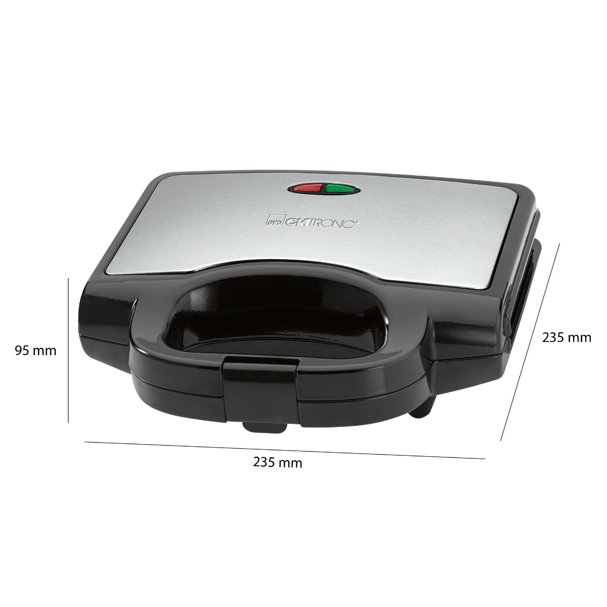 CLATRONIC ST 3778 Sandwichtoaster Schwarz