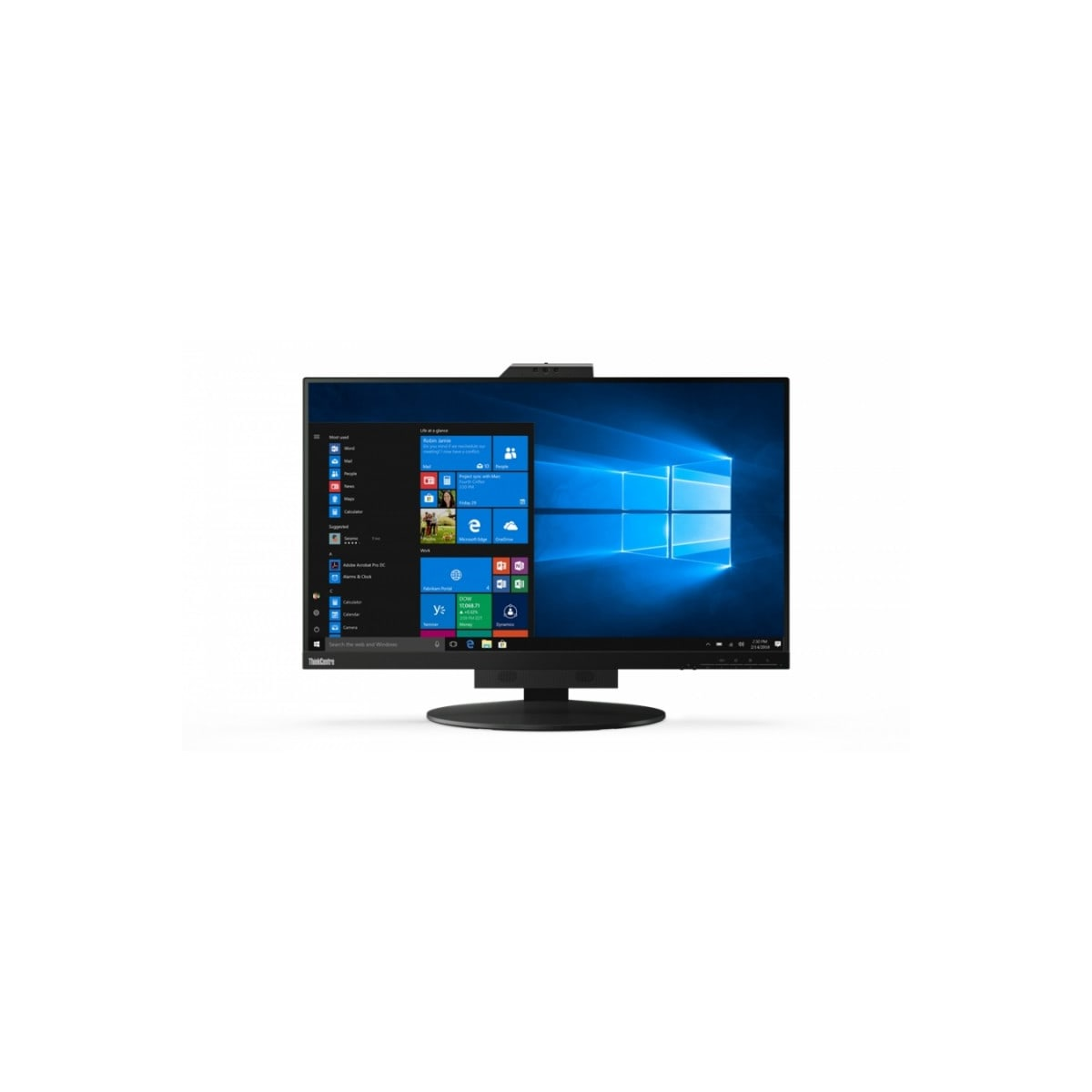 Monitor - ThinkCentre TIO 27 LENOVO, 27 ", WQHD, 4 ms, 2x USB 3.1, HDMI, Display Port, VGA, Negro