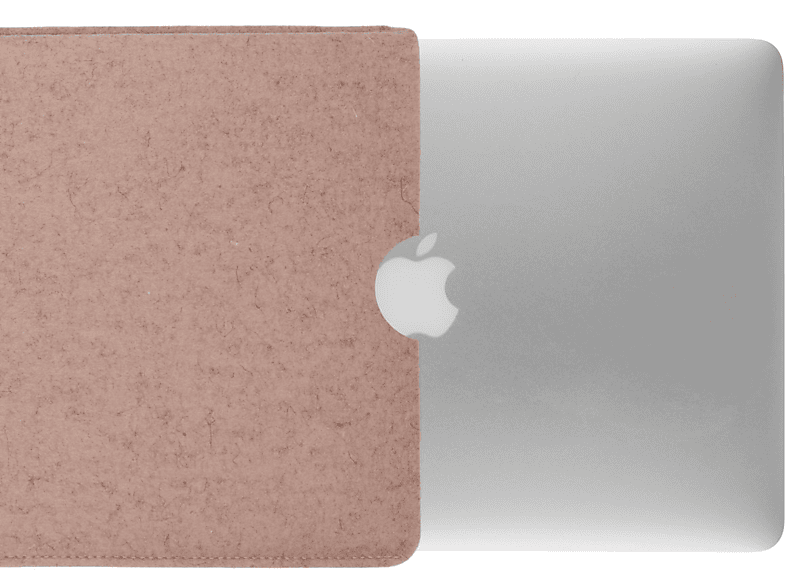 Notebook für Schurwolle), COVERKINGZ Apple Tasche Laptop Sleeve Filz rosa (100%