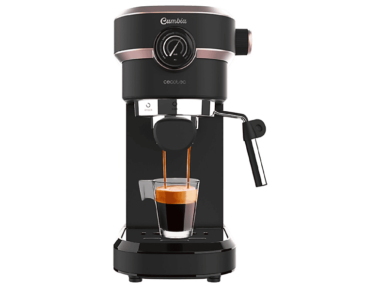 CECOTEC Cafelizzia 890 Rose Pro Espressomaschine Schwarz, Edelstahl