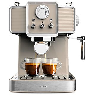 Cafetera express - CECOTEC Power Espresso 20 Tradizionale Light Beige, , 1350 W, Brown