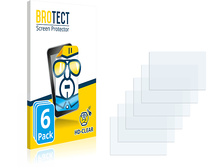BROTECT 6x klare Schutzfolie(für Fujifilm X-T3)