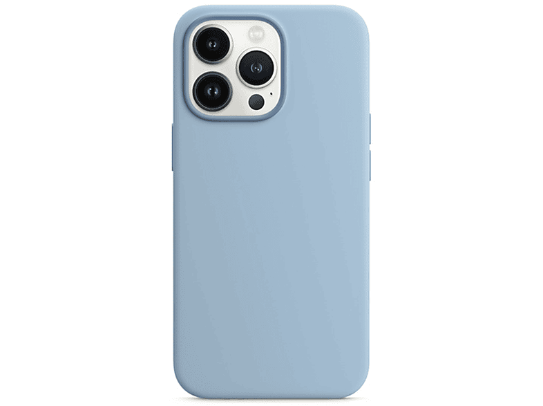 Case, Apple, DEER Pro, Backcover, Hülle SILVER iPhone Hellblau 13 Silikon