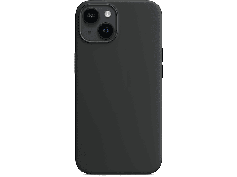SILVER DEER Silikon iPhone 14, Backcover, Schwarz Hülle Case, Apple