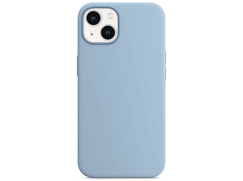 SILVER DEER Silikon Backcover, 14 Case, Plus, Hülle iPhone Hellblau Apple
