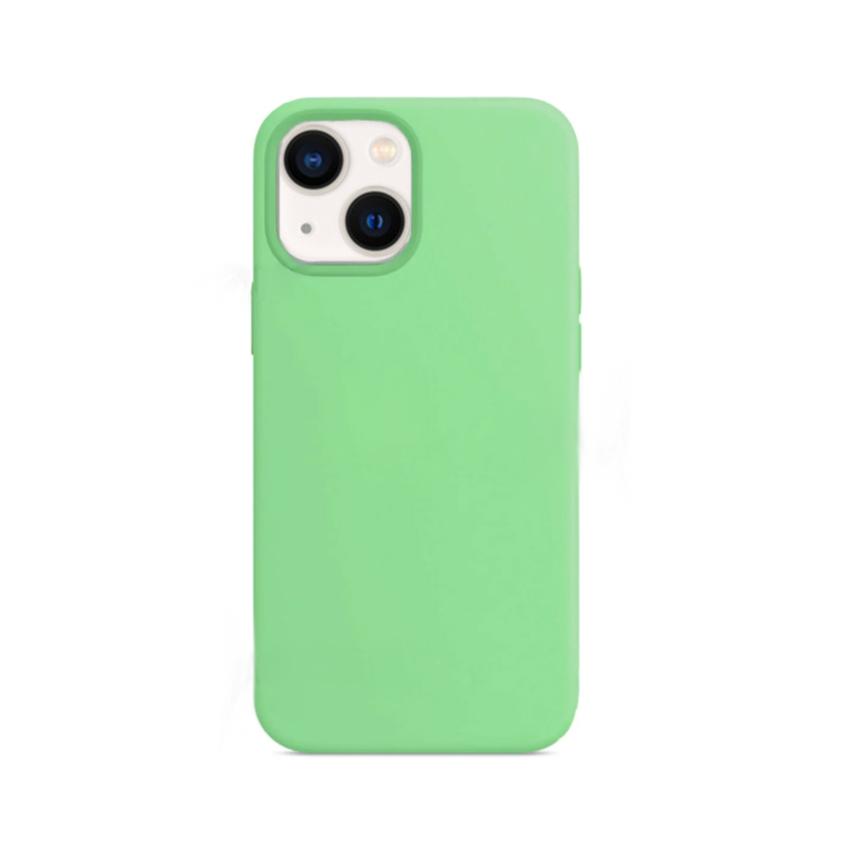 Grün Case, DEER SILVER iPhone 14 Silikon Hülle Plus, Apple, Backcover,