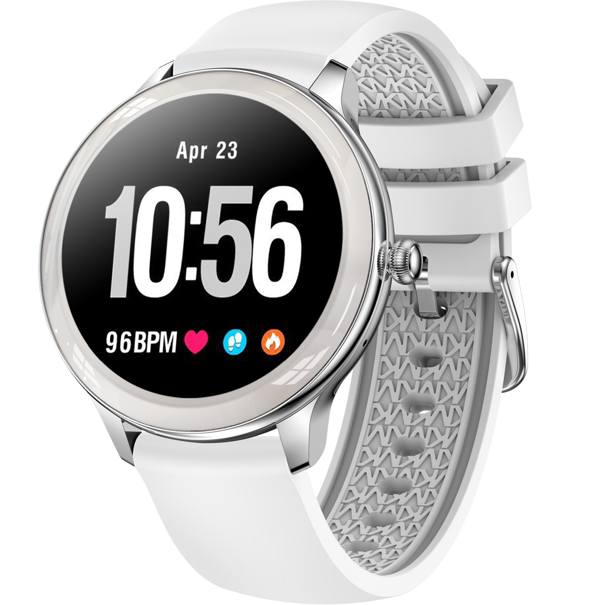 DECOME Uhren-V23 silber Silikon Silikon, Smartwatch