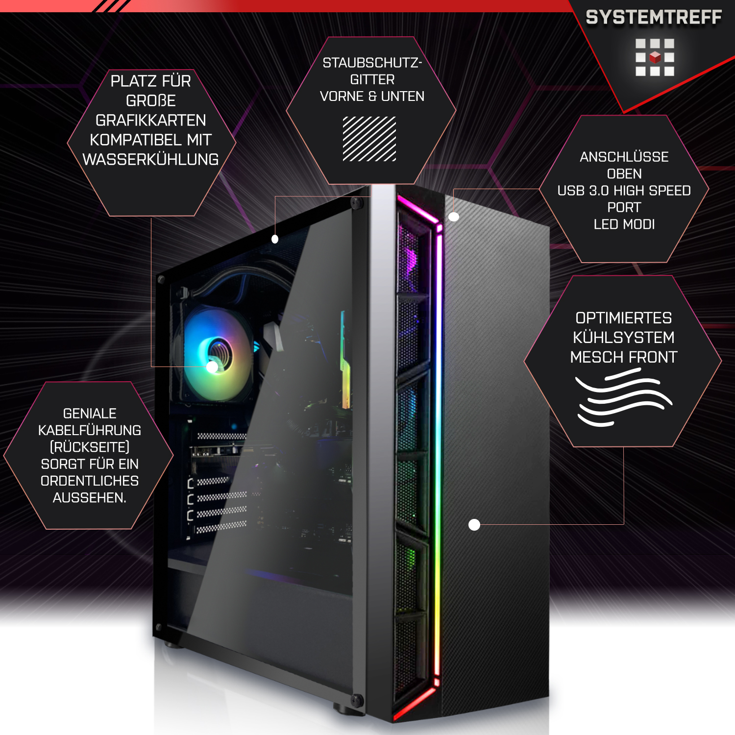 SYSTEMTREFF Gaming AMD Ryzen 16 GB 3 Windows Ryzen™ Prozessor, Gaming mit Radeon™ 11 Vega AMD 0 4300G, RAM, 6 512 RX GB GB, 3 AMD Pro, SSD, PC