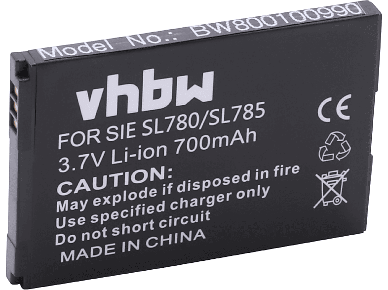 VHBW kompatibel mit Bintec-Elmeg D141 DECT Li-Ion Akku - Festnetztelefon, 3.7 Volt, 700