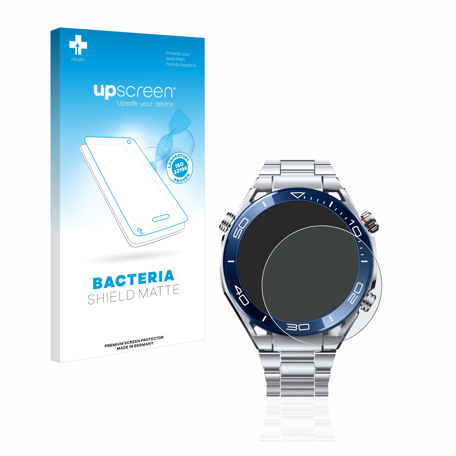 antibakteriell Watch (48,5 entspiegelt Huawei Ultimate mm)) matte UPSCREEN Schutzfolie(für