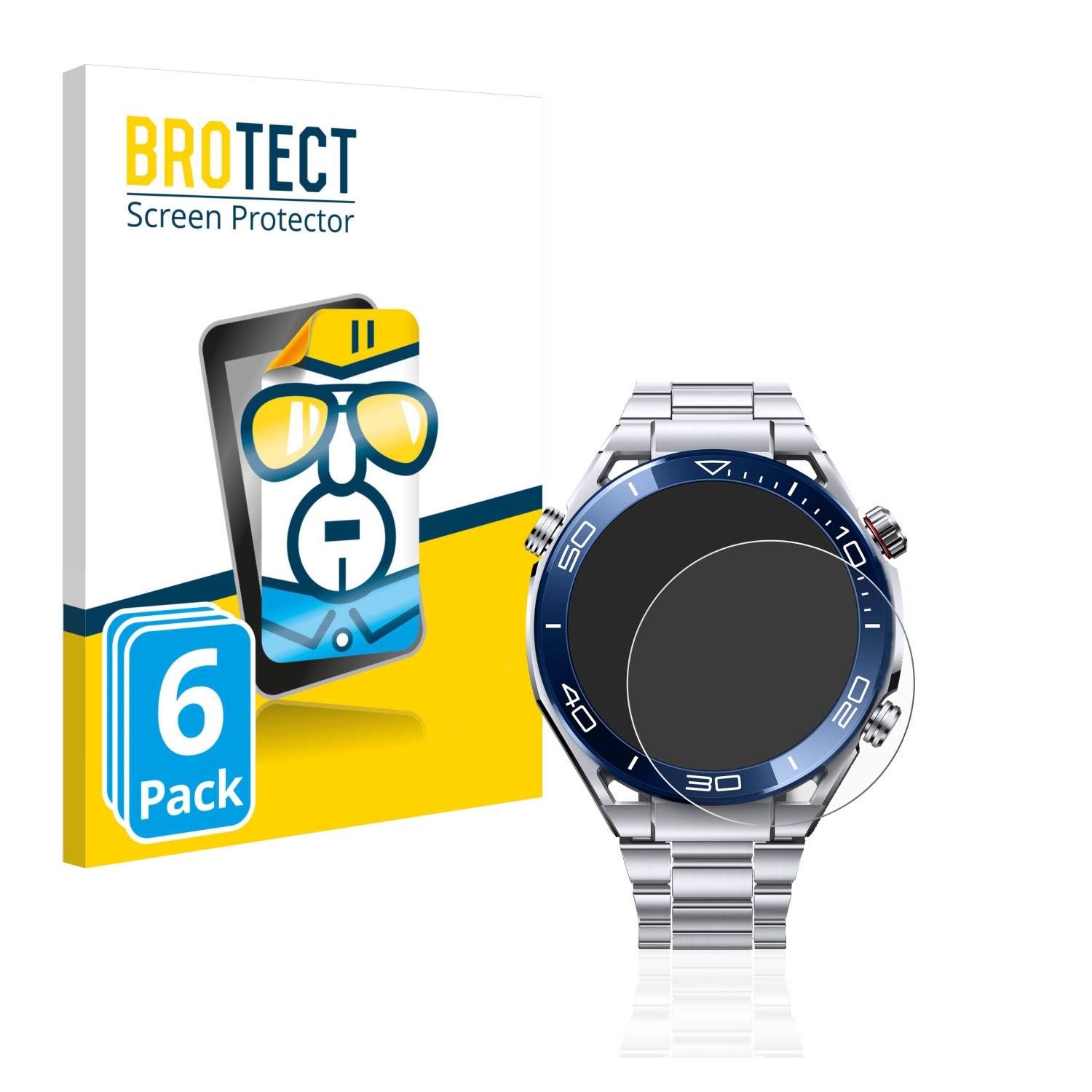 mm)) BROTECT Watch Schutzfolie(für (48,5 klare Ultimate 6x Huawei