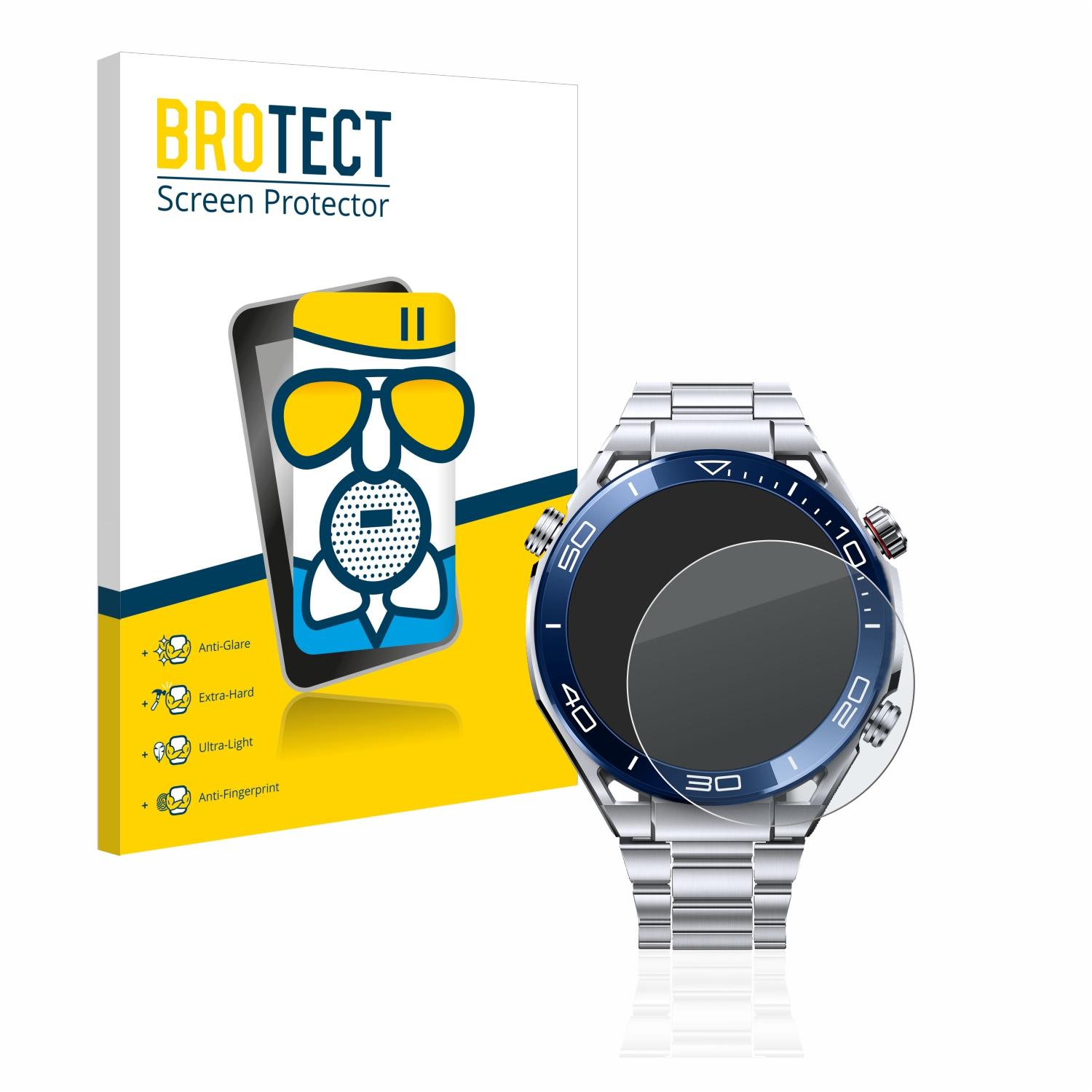 Watch matte (48,5 Huawei Ultimate Schutzfolie(für mm)) Airglass BROTECT
