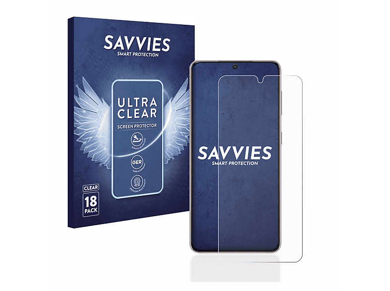 Samsung klare 18x Schutzfolie(für SAVVIES S21 Galaxy 5G)