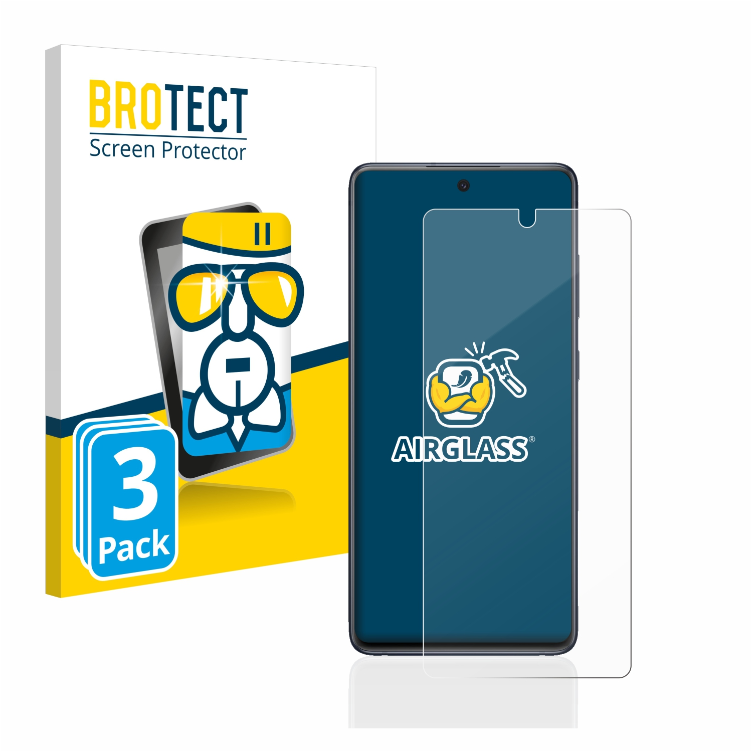BROTECT 3x Airglass S20 Galaxy Schutzfolie(für Samsung klare 5G) FE