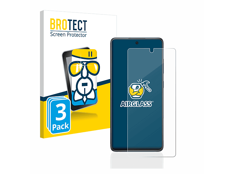 S20 klare Airglass Samsung Galaxy BROTECT 5G) 3x Schutzfolie(für FE