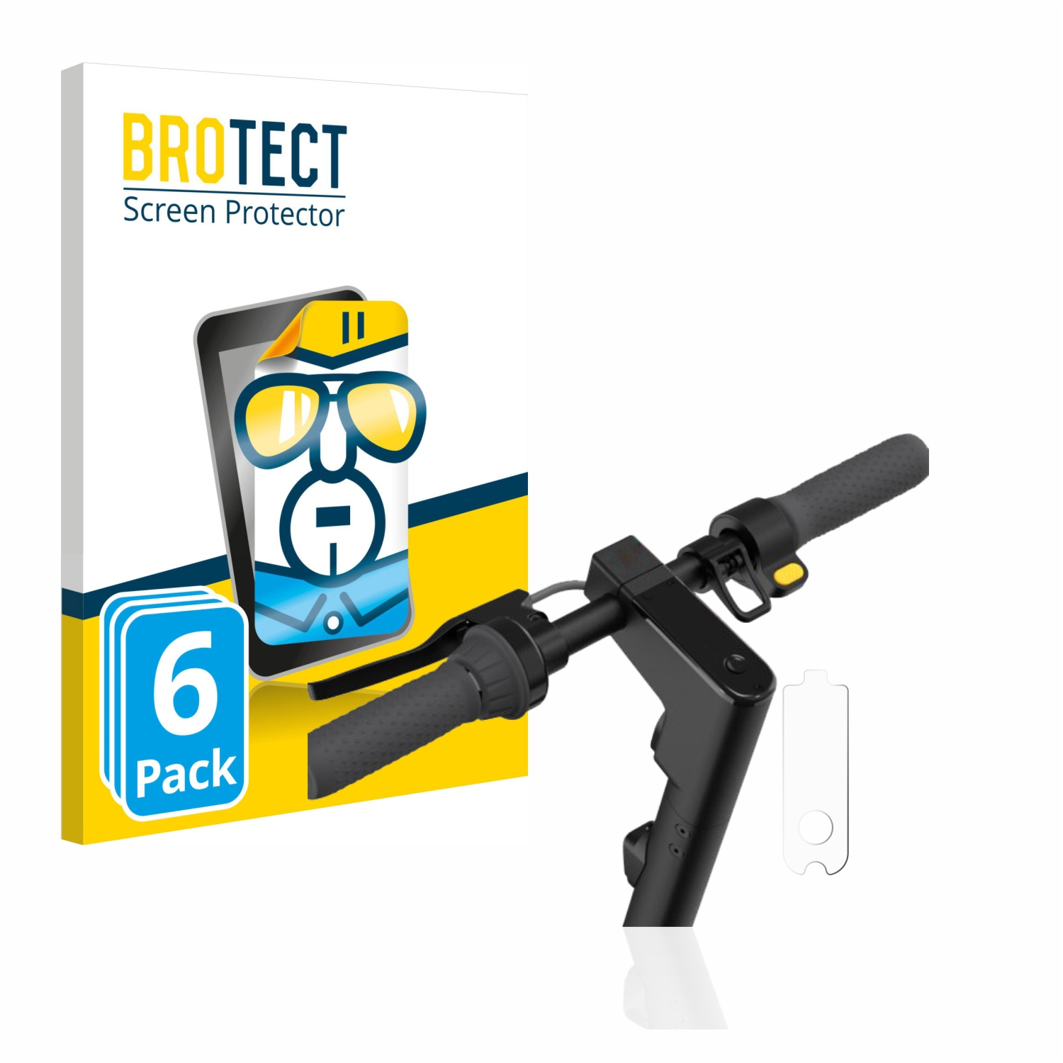 BROTECT 6x klare Schutzfolie(für Segway Ninebot MAX KickScooter II) G30D
