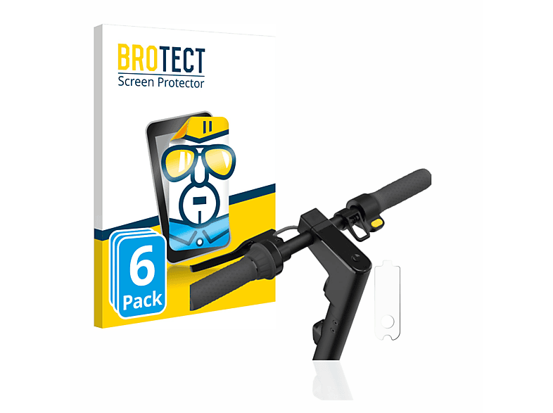 BROTECT 6x klare II) Schutzfolie(für G30D KickScooter Segway MAX Ninebot